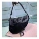 Christian Dior Embroidered Flowers Saddle Bag M0446 Christian Dior Embroidered Flowers Saddle Bag M0446