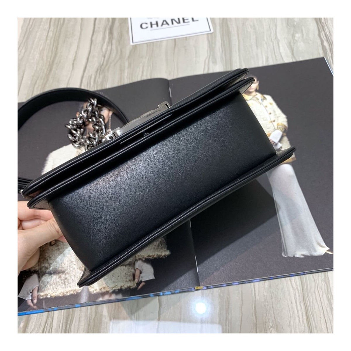 Chanel Calfskin Small Boy Chanel Handbag A67085 Chanel Calfskin Small Boy Chanel Handbag A67085