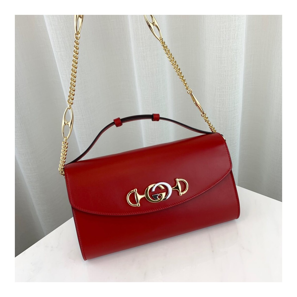 Gucci Zumi Smooth Leather Small Shoulder Bag 572375 Gucci Zumi Smooth Leather Small Shoulder Bag 572375