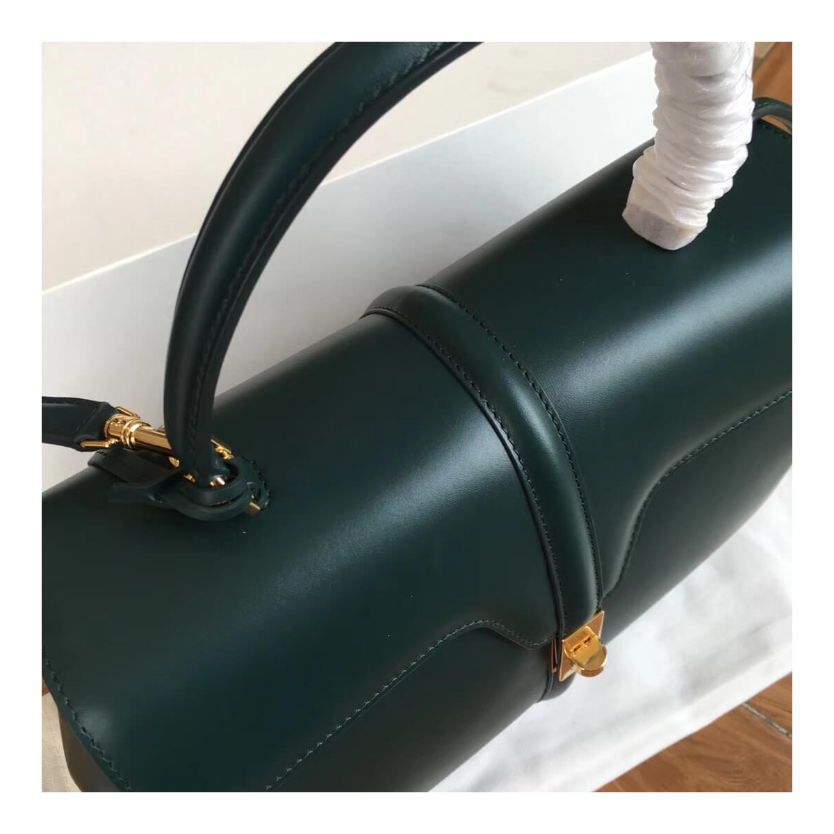Celine Medium 16 Bag In Satinated Calfskin 187373 Celine Medium 16 Bag In Satinated Calfskin 187373