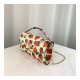 Gucci Zumi Strawberry Print Small Shoulder Bag 572375 Gucci Zumi Strawberry Print Small Shoulder Bag 572375