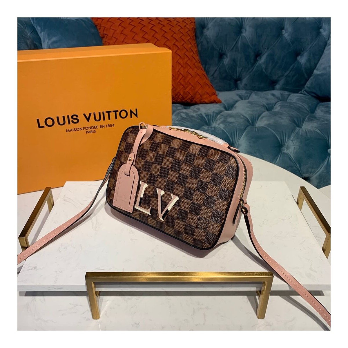 Louis Vuitton Damier Ebene Canvas Santa Monica N40178 Louis Vuitton Damier Ebene Canvas Santa Monica N40178