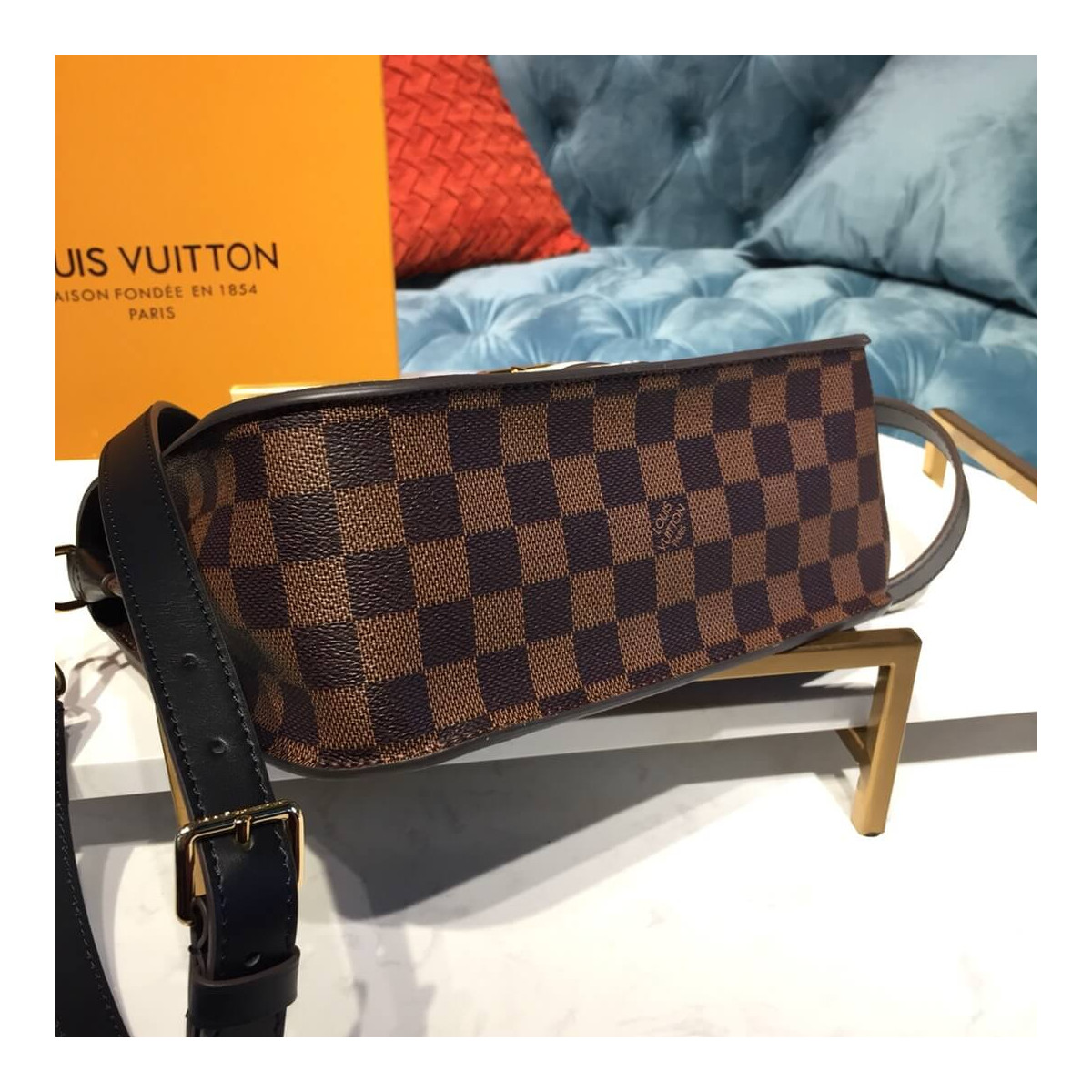Louis Vuitton Damier Ebene Beaumarchais N40146 N40147 N40148 Louis Vuitton Damier Ebene Beaumarchais N40146 N40147 N40148