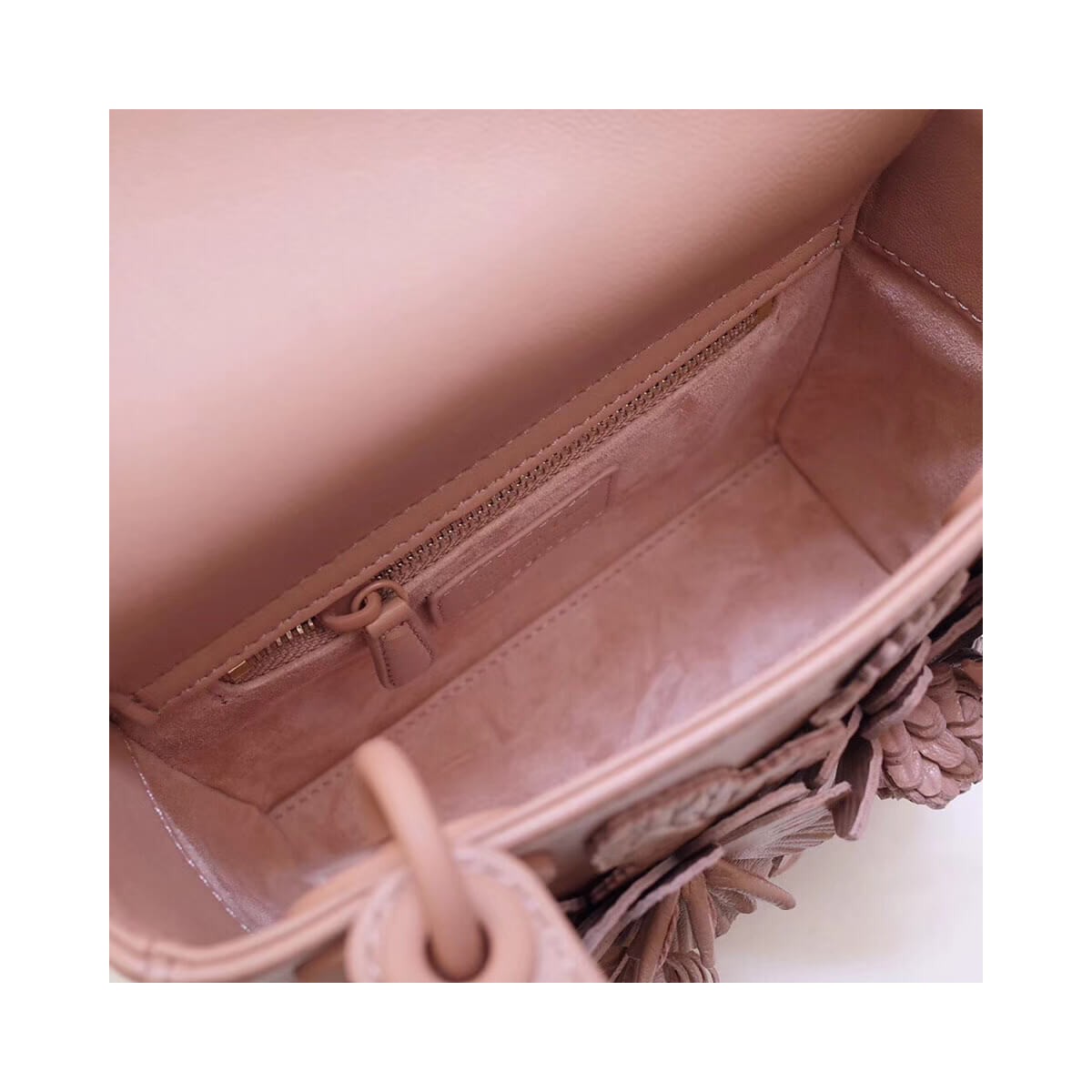 Christian Dior Lambskin Embroidered Flowers Mini "Lady Dior" Bag M0565 Christian Dior Lambskin Embroidered Flowers Mini "Lady Dior" Bag M0565