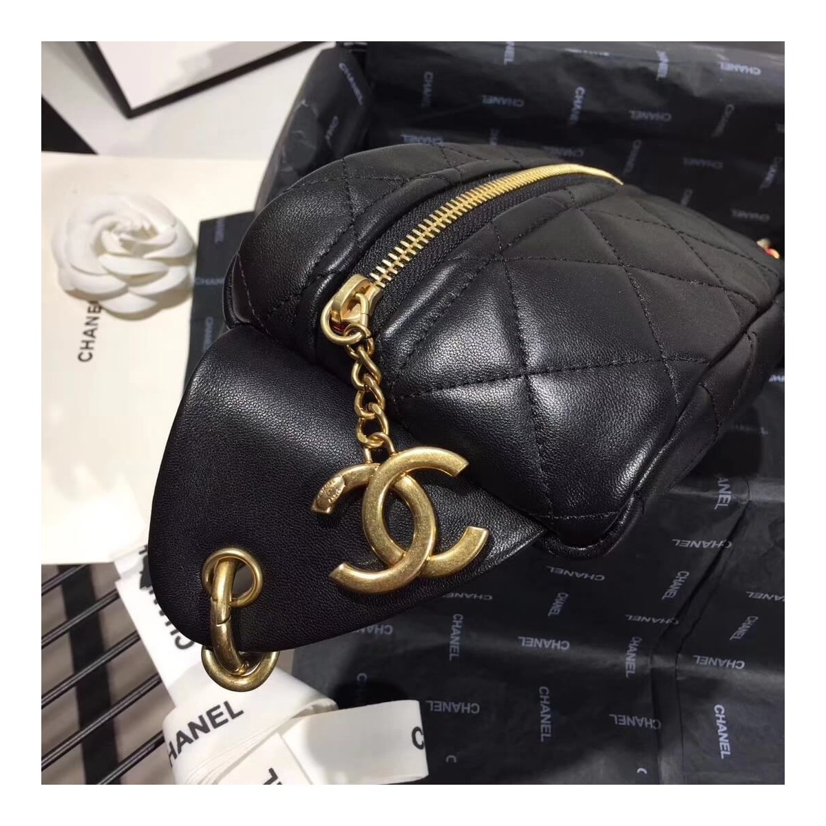 Chanel Lambskin Waist Bag AS0940 Chanel Lambskin Waist Bag AS0940