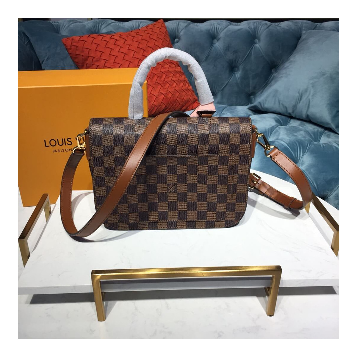 Louis Vuitton Damier Ebene Beaumarchais N40146 N40147 N40148 Louis Vuitton Damier Ebene Beaumarchais N40146 N40147 N40148