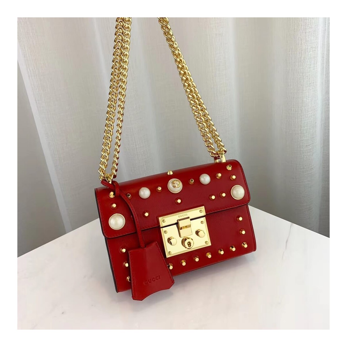 Gucci Padlock Bee Star Small Shoulder Bag 432182 Gucci Padlock Bee Star Small Shoulder Bag 432182