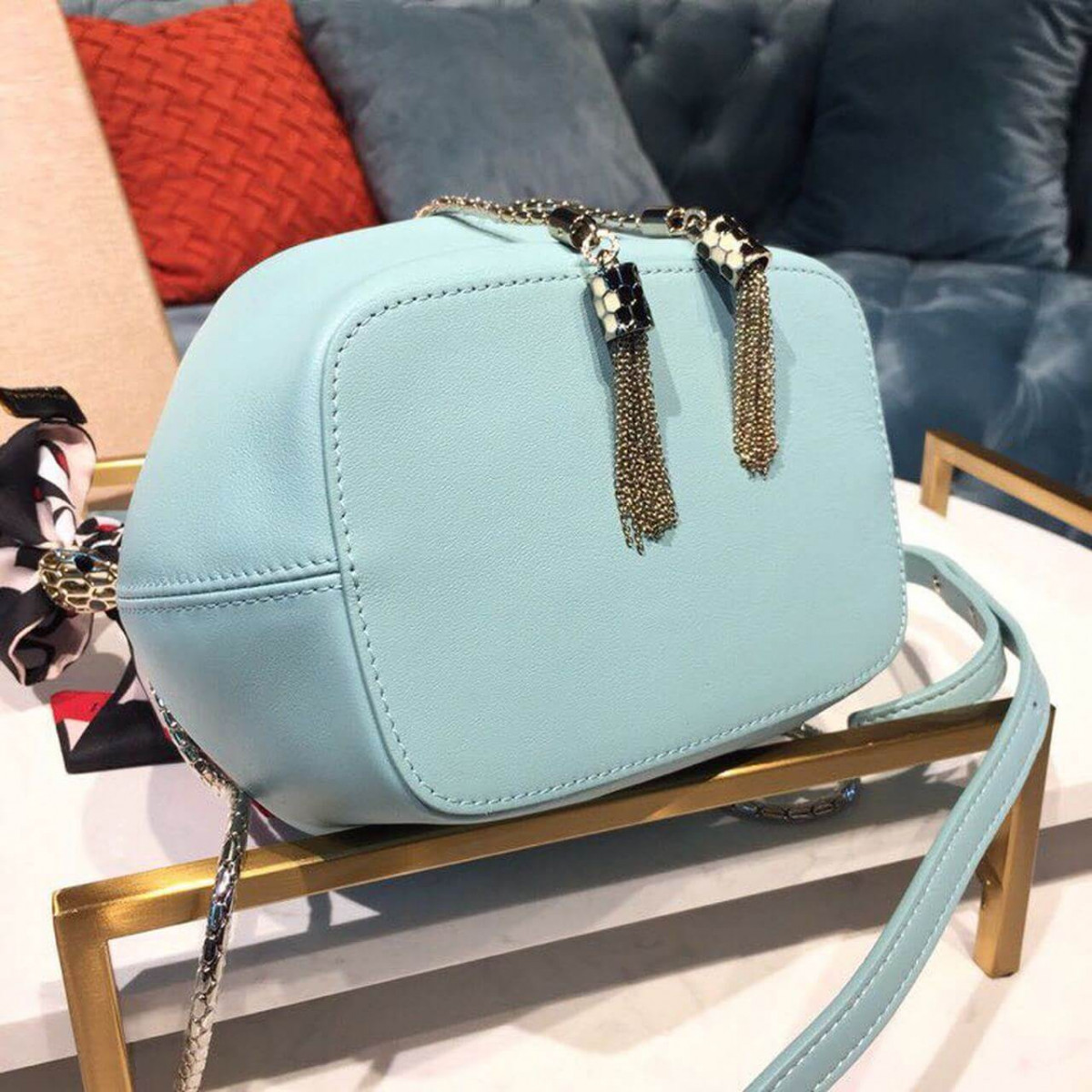 Bvlgari Serpenti Forever Bucket Bag 20cm 288760 Bvlgari Serpenti Forever Bucket Bag 20cm 288760