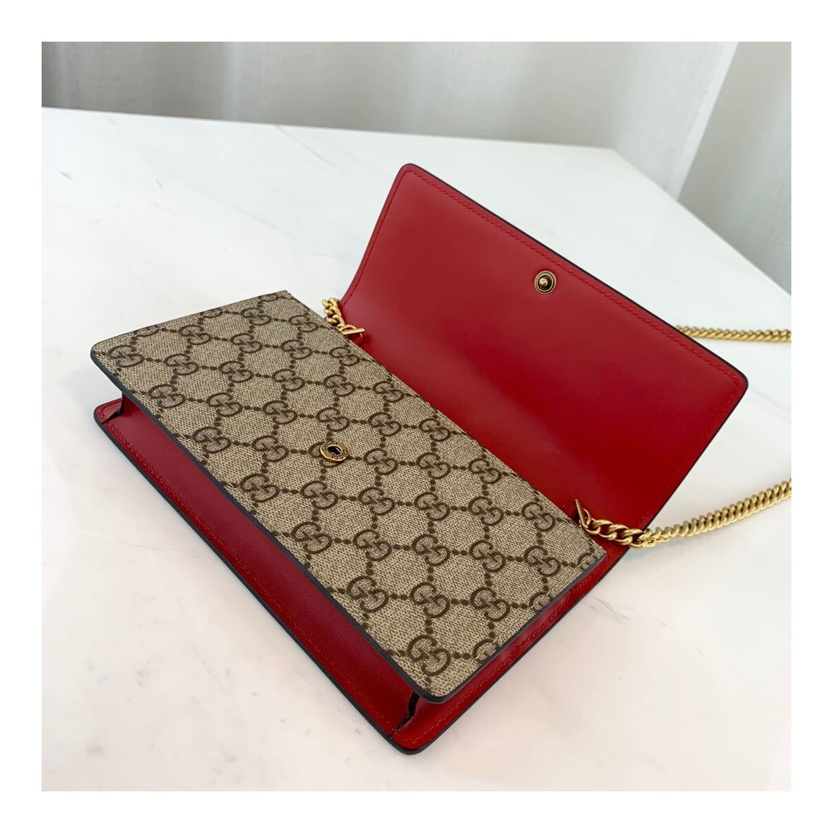 Gucci GG Supreme Mini Bag With Cherries MM 481290 Gucci GG Supreme Mini Bag With Cherries MM 481290