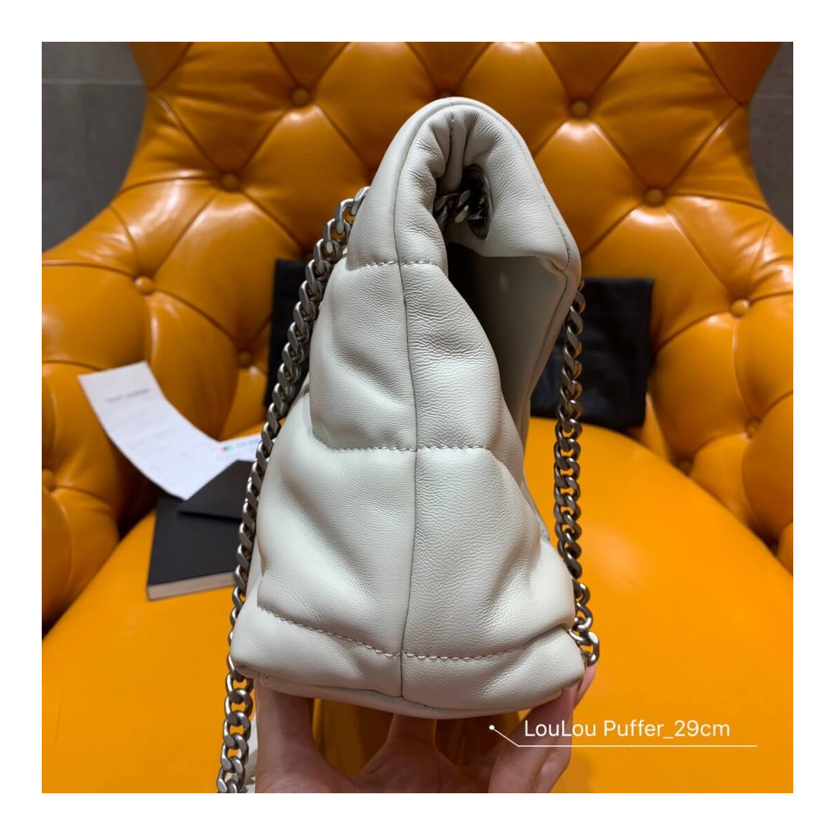 Saint Laurent Loulou Puffer Small Bag In Quilted Lambskin 577476 Saint Laurent Loulou Puffer Small Bag In Quilted Lambskin 577476
