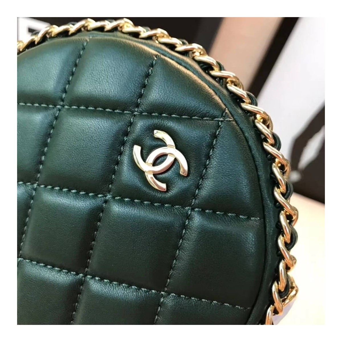 Chanel Round Clutch Chain Bag A70657 Chanel Round Clutch Chain Bag A70657