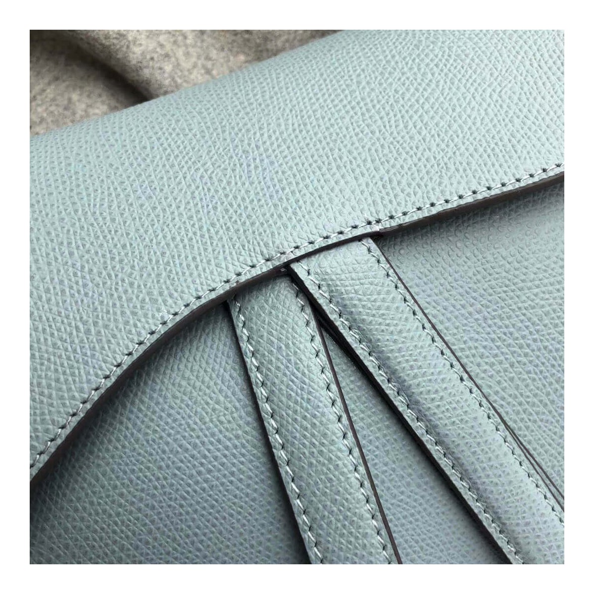 Christian Dior Grained Calfskin Saddle Bag M0446