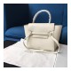 Celine Micro Belt Bag In Grained Calfskin 189153 White Celine Micro Belt Bag In Grained Calfskin 189153 White