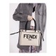 Fendi Roma Canvas Shopper 8BH379 Fendi Roma Canvas Shopper 8BH379