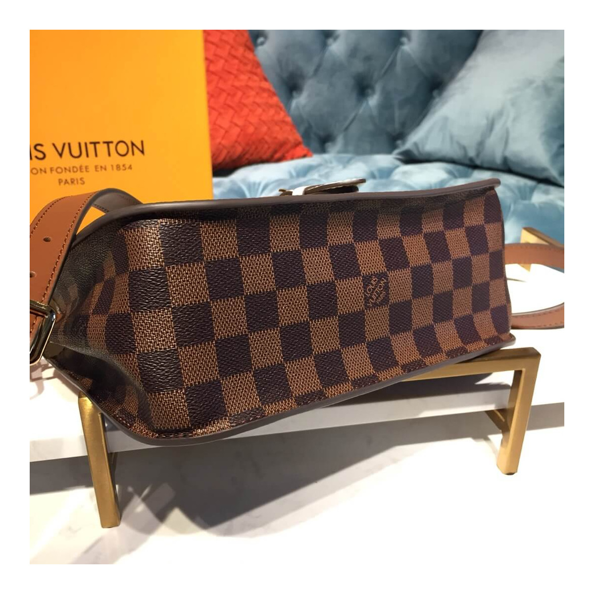 Louis Vuitton Damier Ebene Beaumarchais N40146 N40147 N40148 Louis Vuitton Damier Ebene Beaumarchais N40146 N40147 N40148