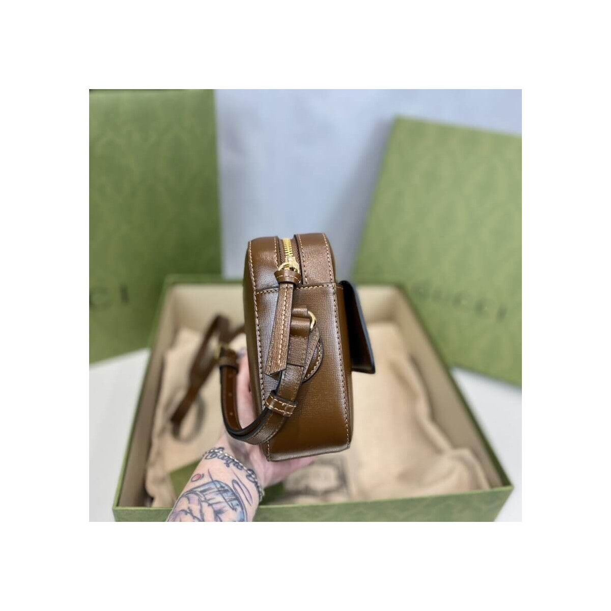 Gucci Horsebit 1955 Small Leather Shoulder Bag 645454 Gucci Horsebit 1955 Small Leather Shoulder Bag 645454