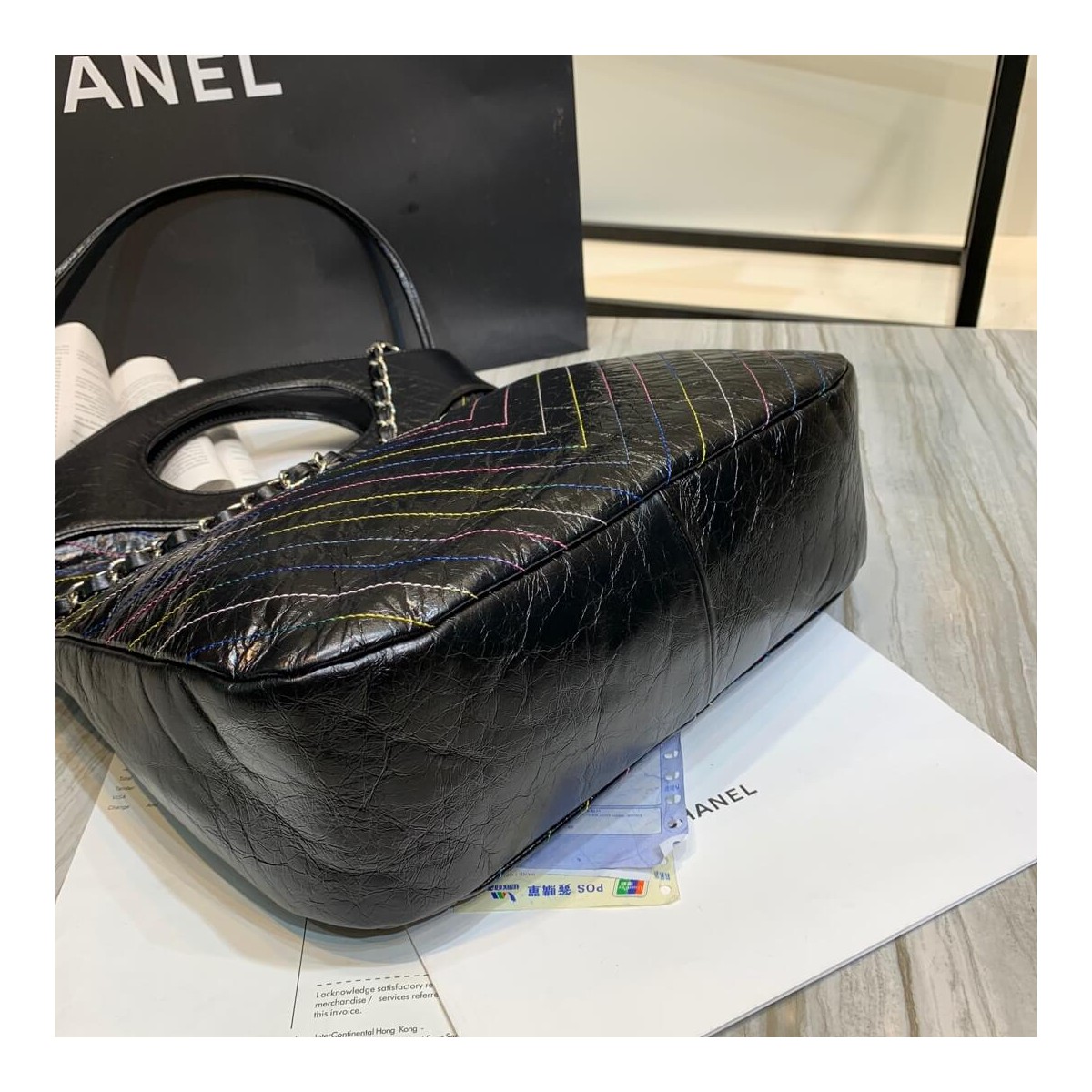 Chanel Crumpled Calfskin Chanel 31 Shopping Bag 0091 Chanel Crumpled Calfskin Chanel 31 Shopping Bag 0091