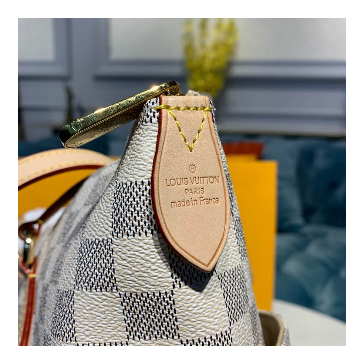 Louis Vuitton Damier Azur Canvas Totally MM N51262 Louis Vuitton Damier Azur Canvas Totally MM N51262