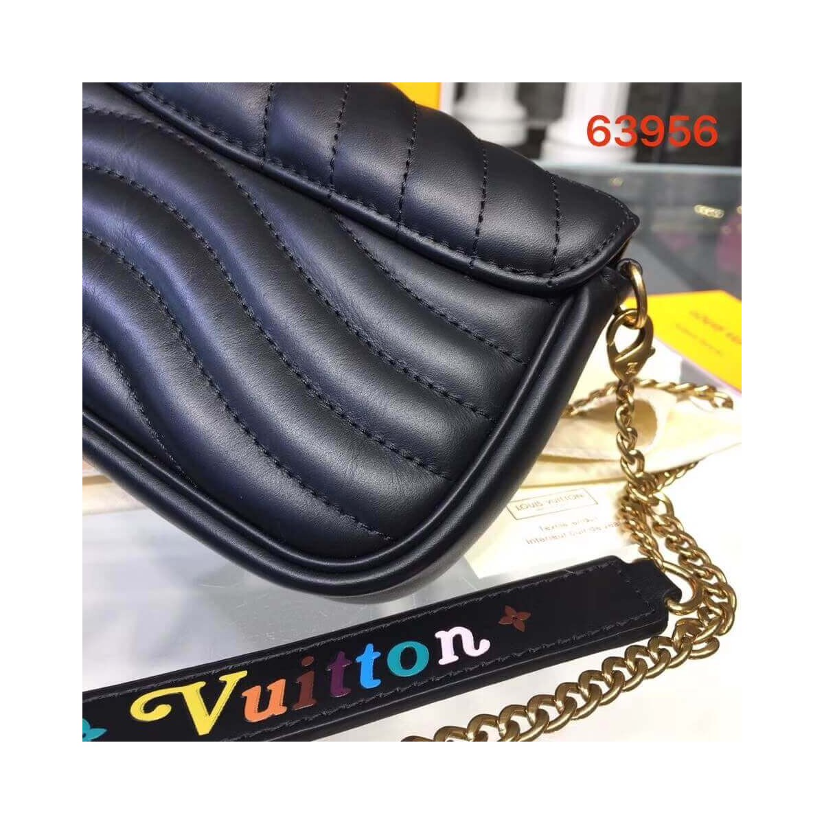 Louis Vuitton New Wave Chain Pochette M63956 M68479 Louis Vuitton New Wave Chain Pochette M63956 M68479