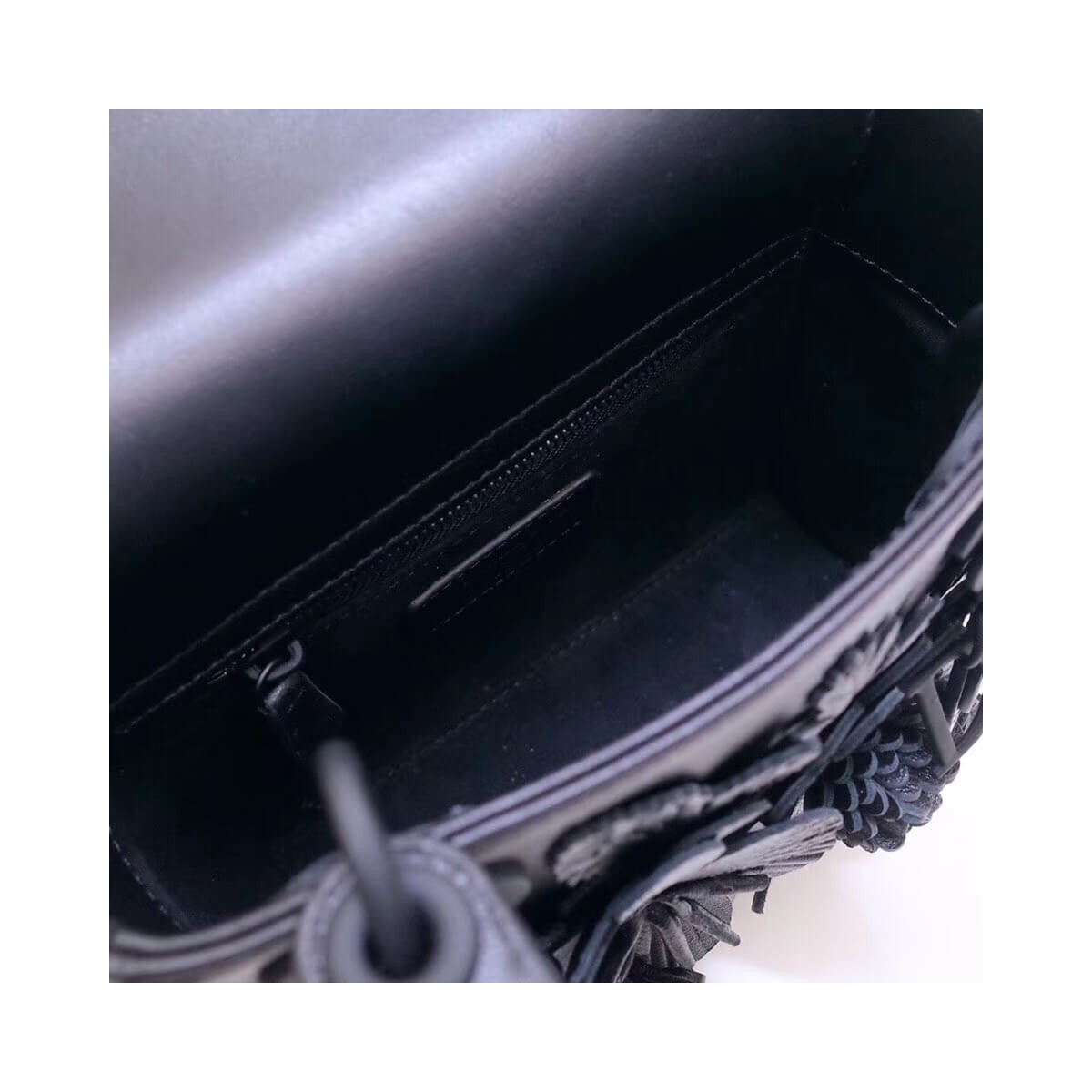 Christian Dior Lambskin Embroidered Flowers Mini "Lady Dior" Bag M0565 Christian Dior Lambskin Embroidered Flowers Mini "Lady Dior" Bag M0565
