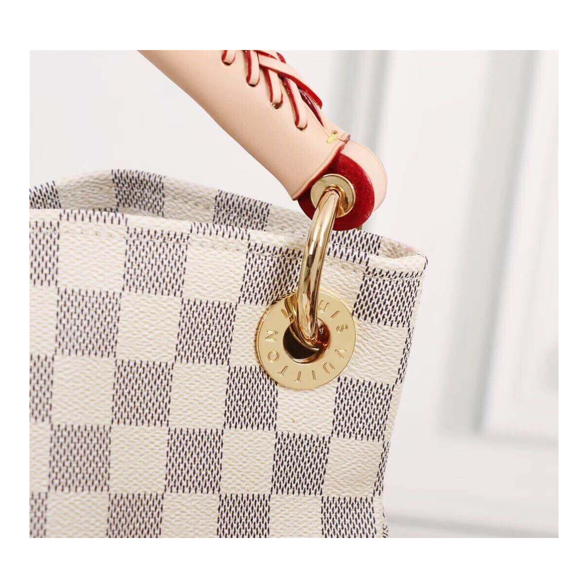 Louis Vuitton Damier Azur Canvas Artsy MM N41174 Louis Vuitton Damier Azur Canvas Artsy MM N41174