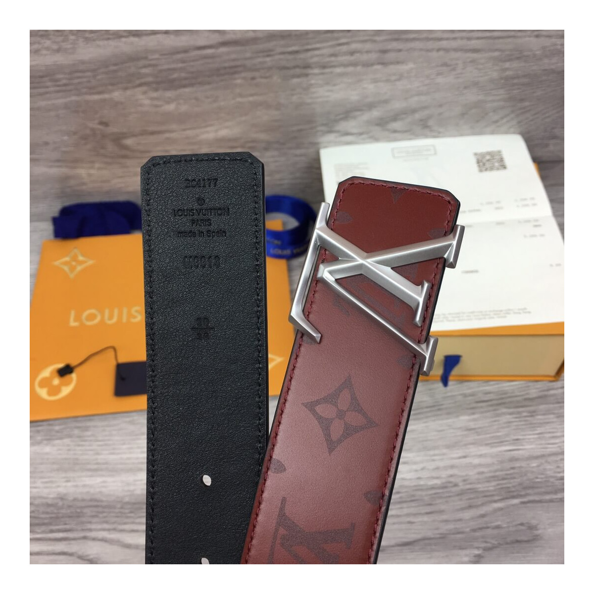 Louis Vuitton Pyramide 40mm Reversible Belt M9346 Louis Vuitton Pyramide 40mm Reversible Belt M9346