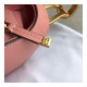 Christian Dior Grained Calfskin Saddle Bag M0446