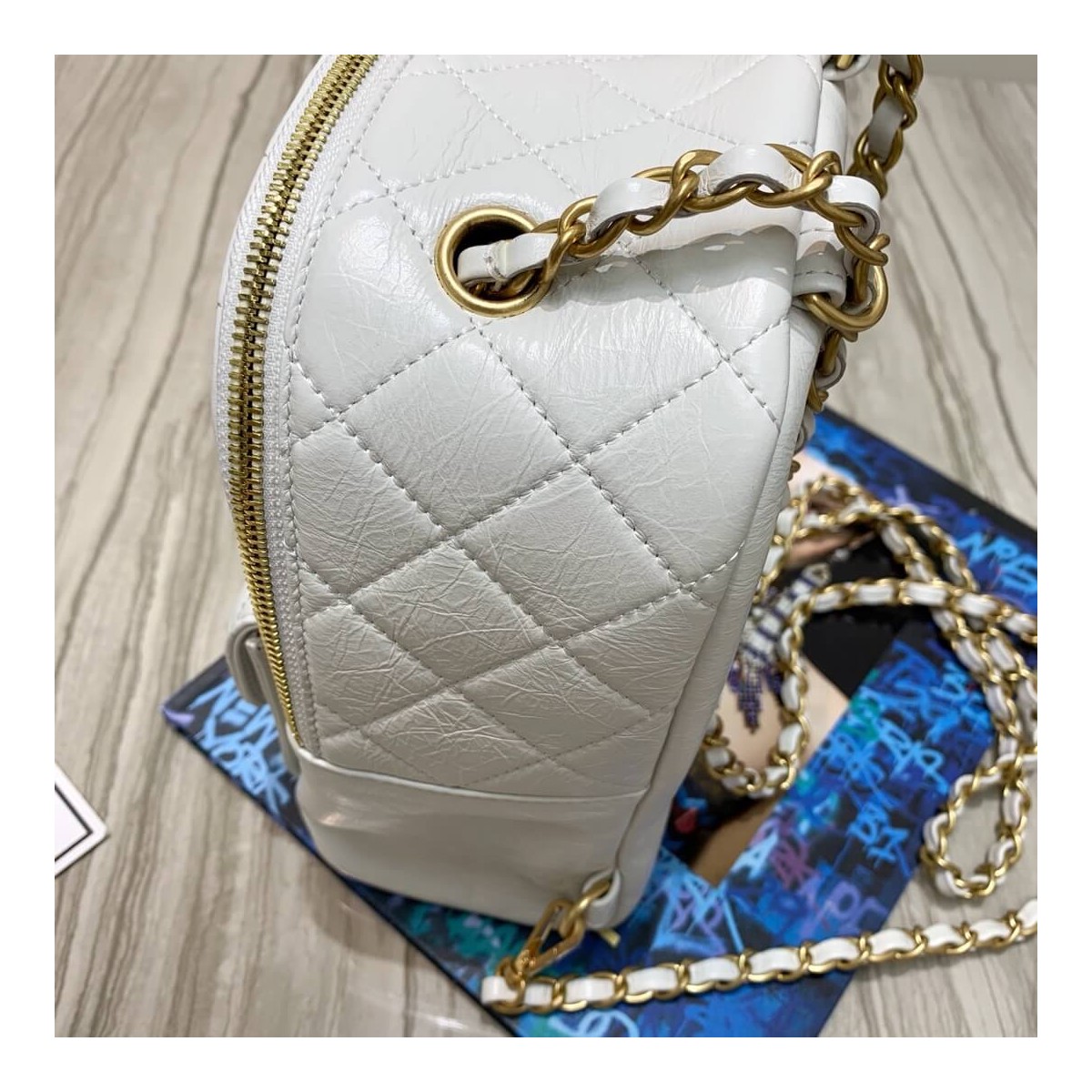 Chanel Waxy Calfskin CC Day Backpack Bag AS8866 Chanel Waxy Calfskin CC Day Backpack Bag AS8866