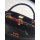 Fendi Peekaboo Mini with Metal-Plated Micro Studs 8BN244 Fendi Peekaboo Mini with Metal-Plated Micro Studs 8BN244