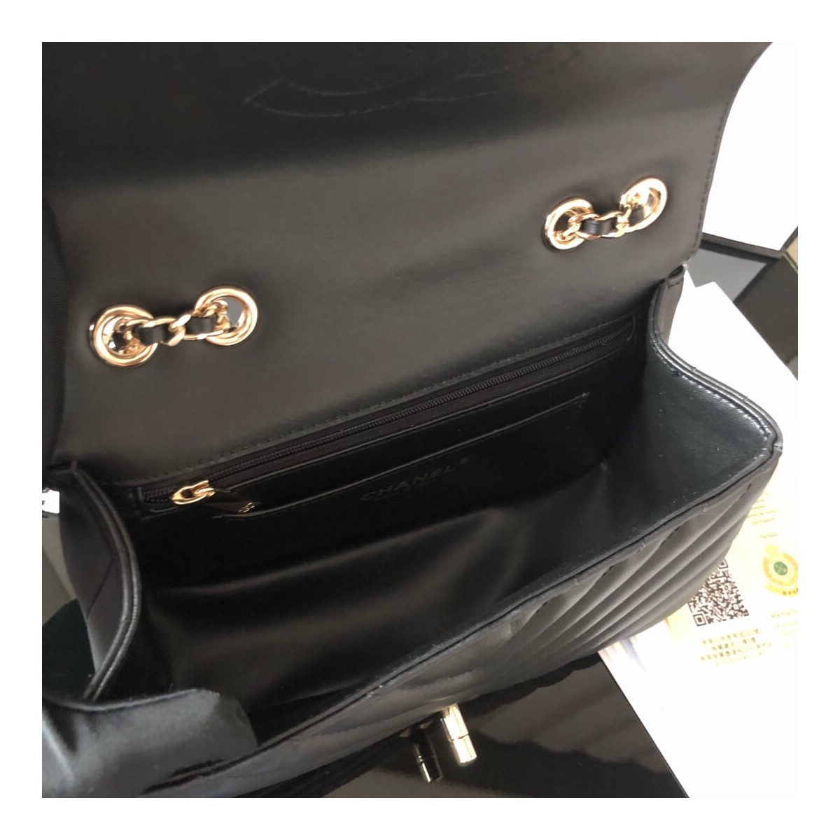 Chanel Calfskin Mini Flap Bag A91586 Chanel Calfskin Mini Flap Bag A91586