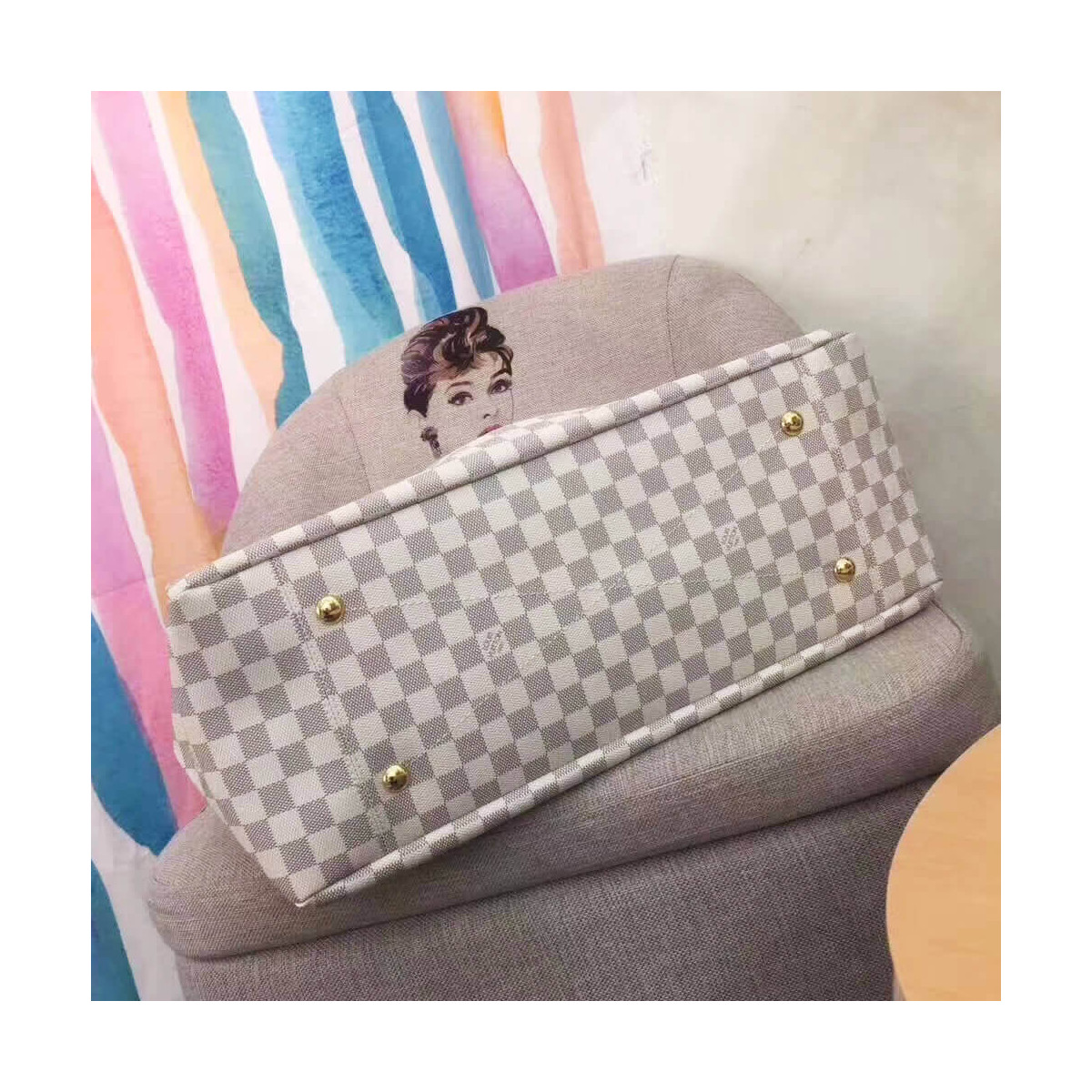 Louis Vuitton Damier Azur Canvas Artsy GM N41173 Louis Vuitton Damier Azur Canvas Artsy GM N41173