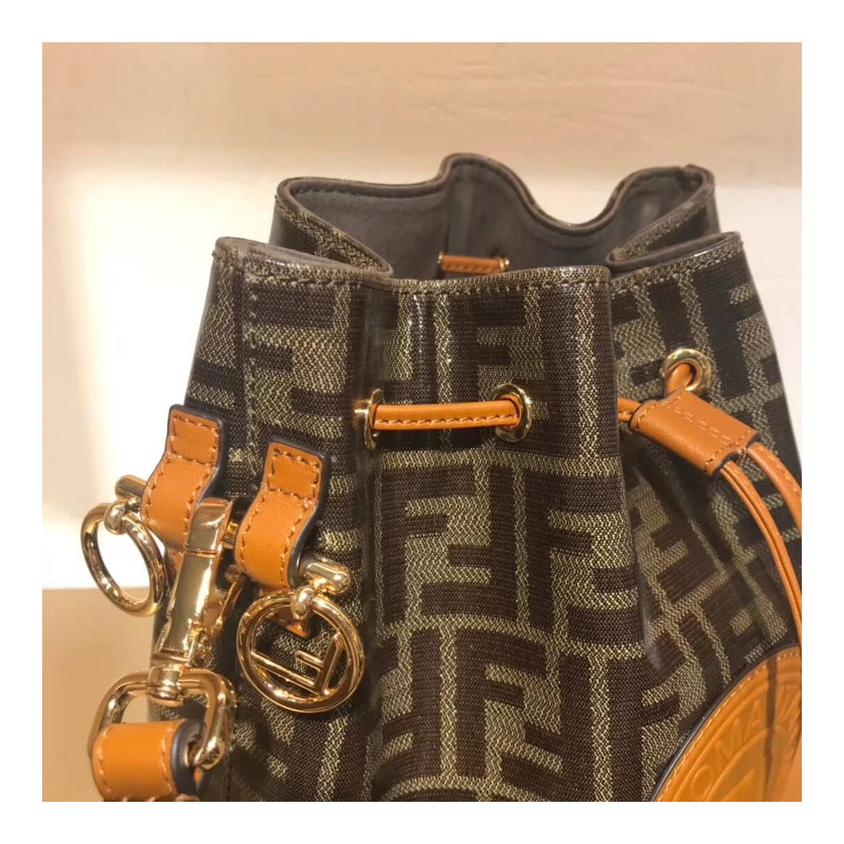 Fendi Multicolour Canvas Mon Tresor 8BT298 Fendi Multicolour Canvas Mon Tresor 8BT298