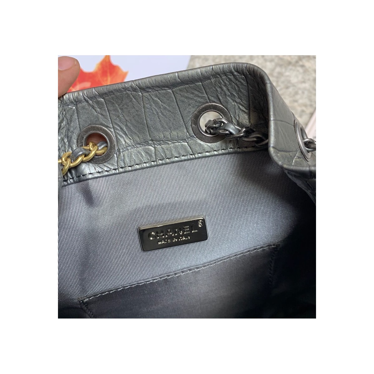Chanel Crocodile Leather Backpack A94485 Chanel Crocodile Leather Backpack A94485