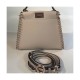 Fendi Peekaboo Mini with Metal-Plated Micro Studs 8BN244 Fendi Peekaboo Mini with Metal-Plated Micro Studs 8BN244