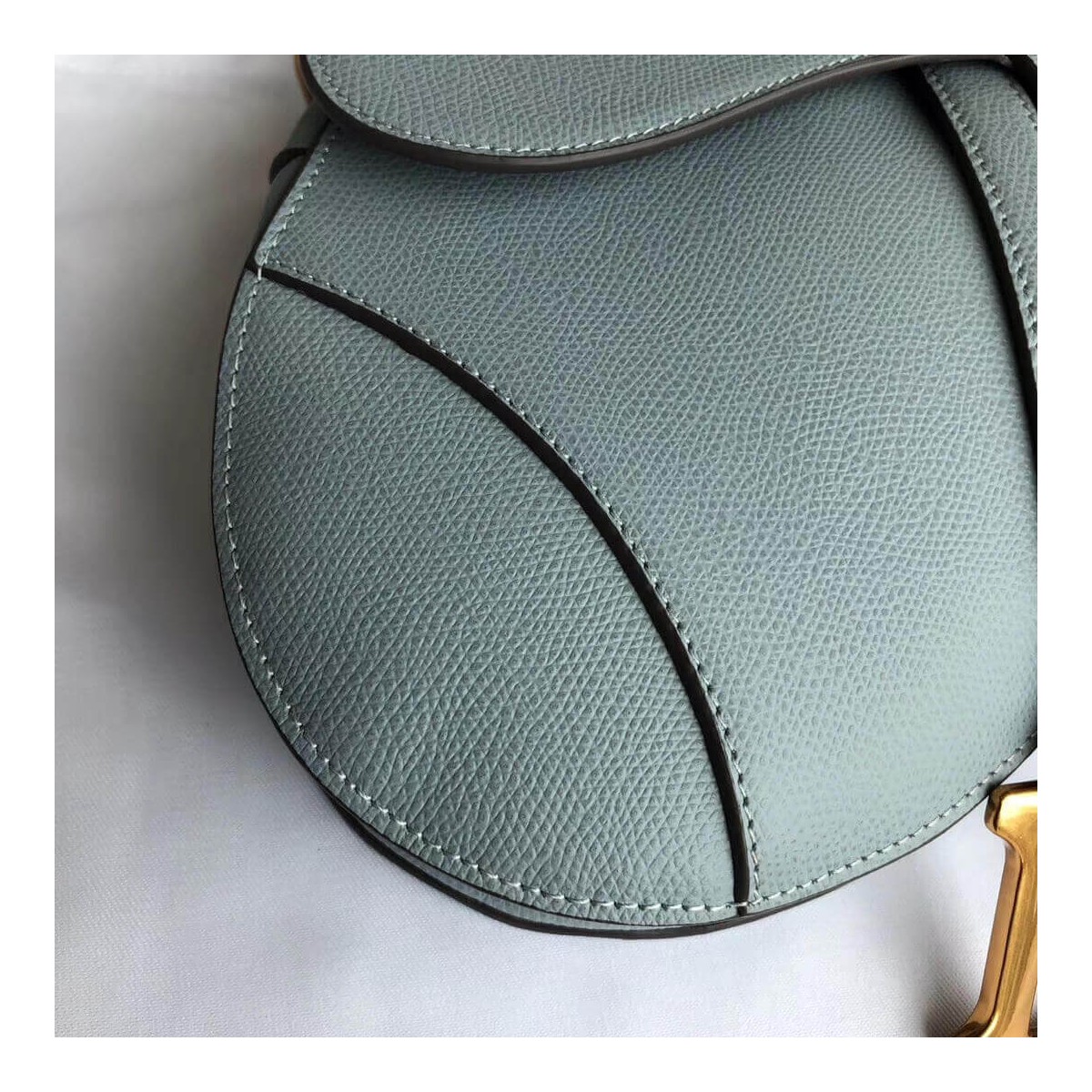 Christian Dior Grained Calfskin Saddle Bag M0446