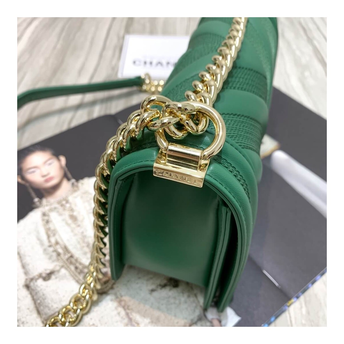 Chanel Calfskin Boy Chanel Handbag A67086 Chanel Calfskin Boy Chanel Handbag A67086