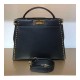 Fendi Peekaboo Medium with Metal-Plated Micro Studs 8BN290 Fendi Peekaboo Medium with Metal-Plated Micro Studs 8BN290