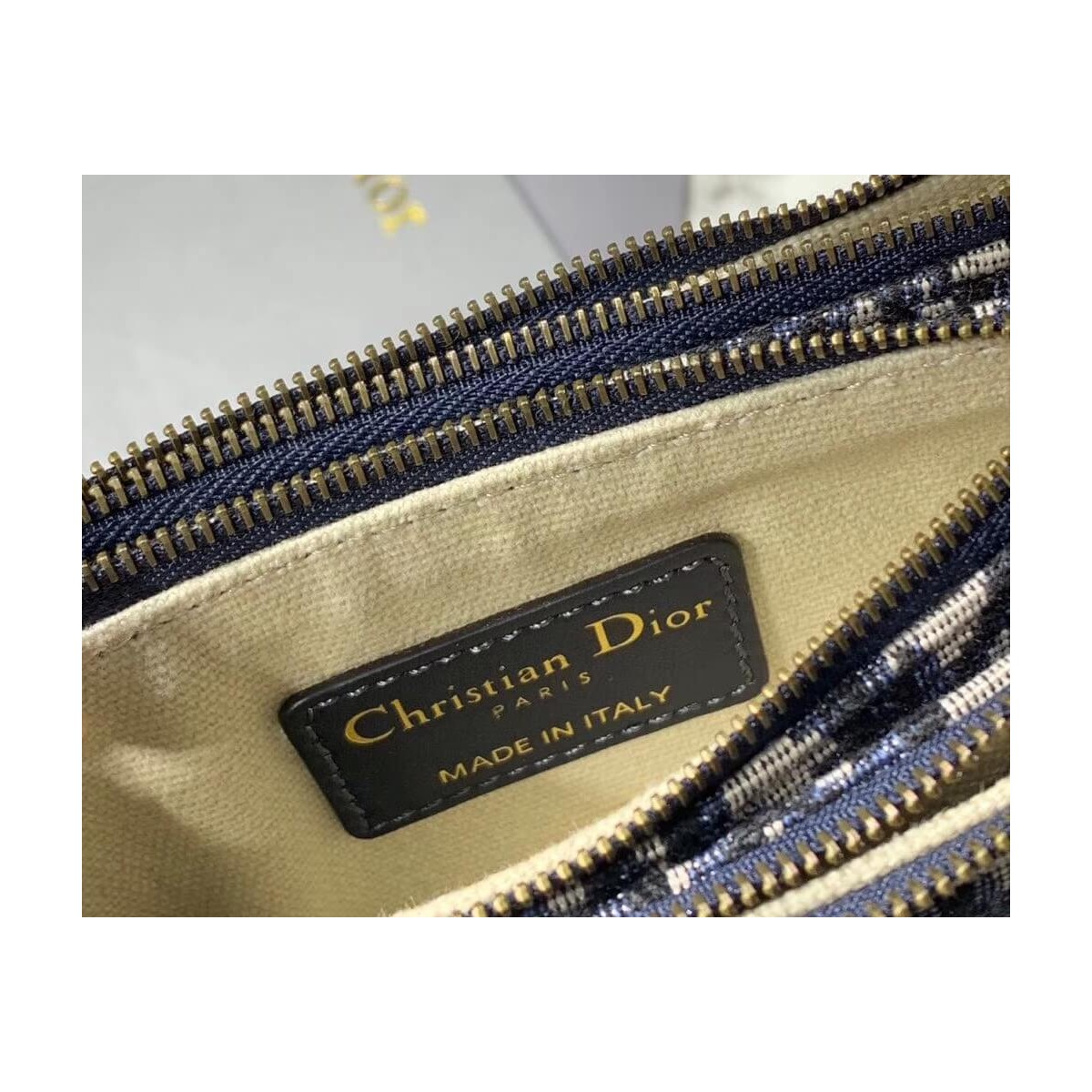 Christian Dior Saddle Oblique Clutch S5642 Christian Dior Saddle Oblique Clutch S5642