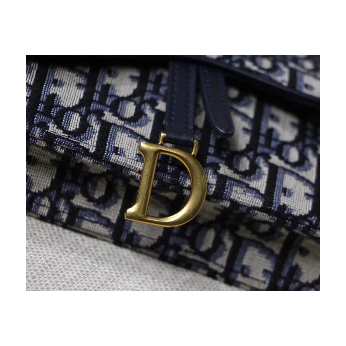 Christian Dior Oblique Saddle Belt Bag S5619 Christian Dior Oblique Saddle Belt Bag S5619