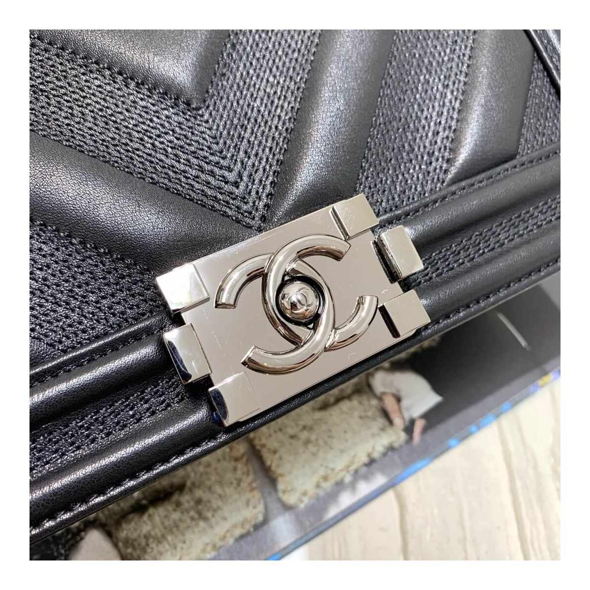 Chanel Calfskin Boy Chanel Handbag A67086 Chanel Calfskin Boy Chanel Handbag A67086