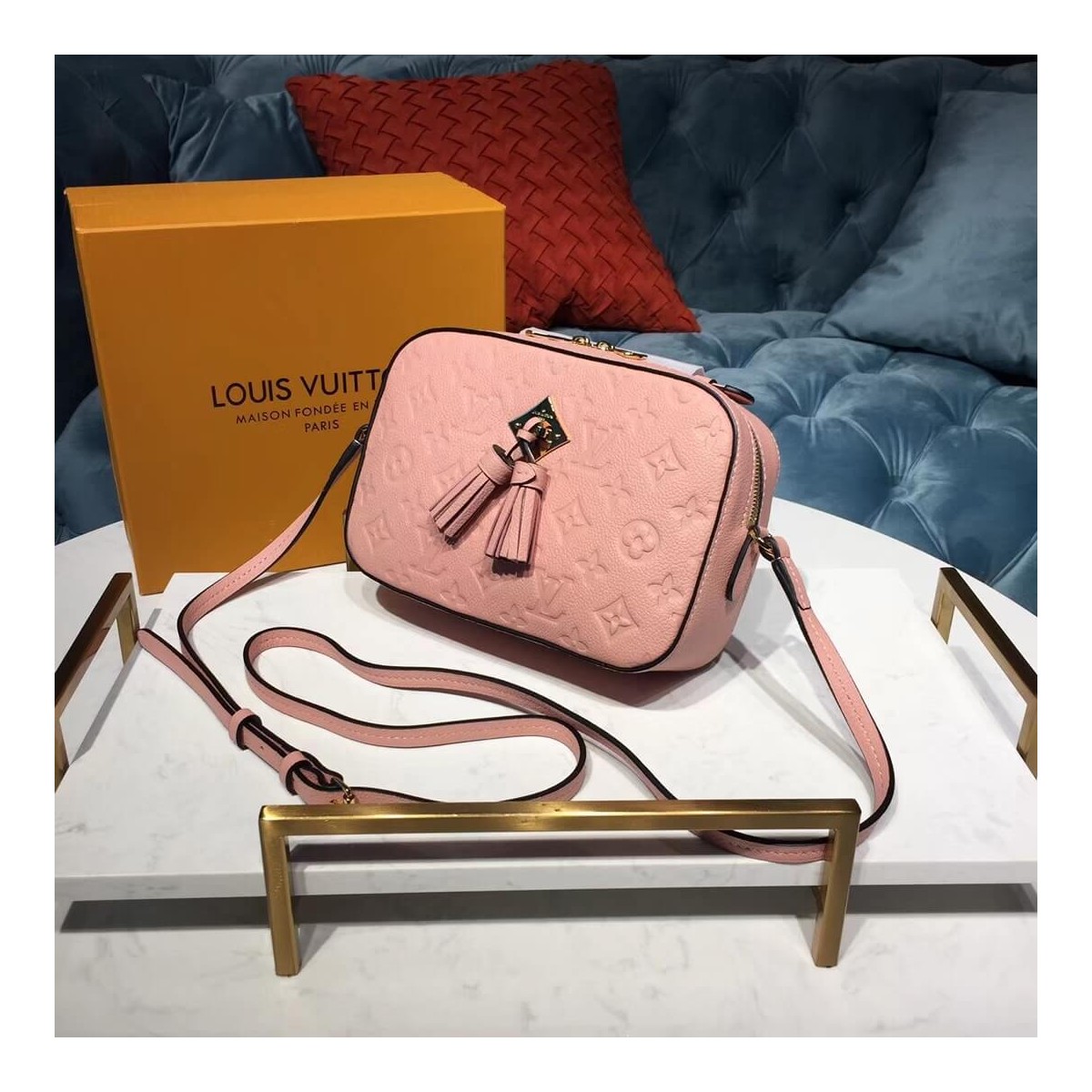 Louis Vuitton Monogram Empreinte Saintonge M44593 Louis Vuitton Monogram Empreinte Saintonge M44593