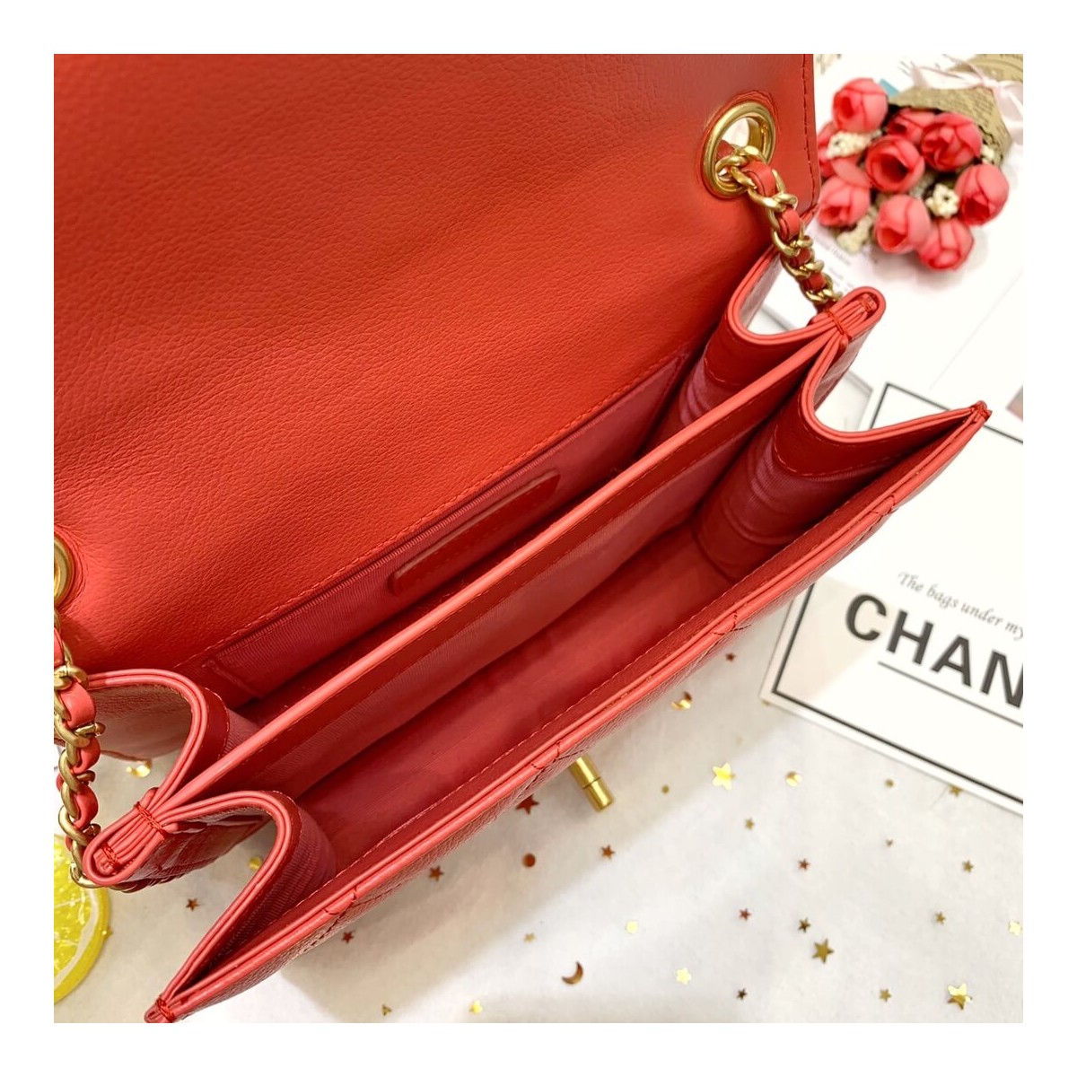 Chanel Calf Leather Single Flap Bag AS8869 Chanel Calf Leather Single Flap Bag AS8869