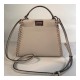 Fendi Peekaboo Mini with Metal-Plated Micro Studs 8BN244 Fendi Peekaboo Mini with Metal-Plated Micro Studs 8BN244