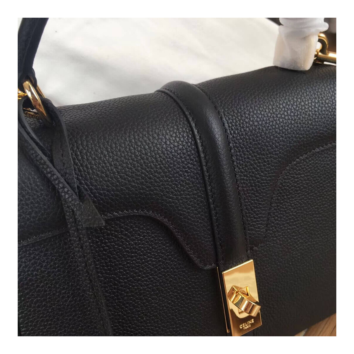 Celine Small 16 Bag In Grained Calfskin 188003 Celine Small 16 Bag In Grained Calfskin 188003