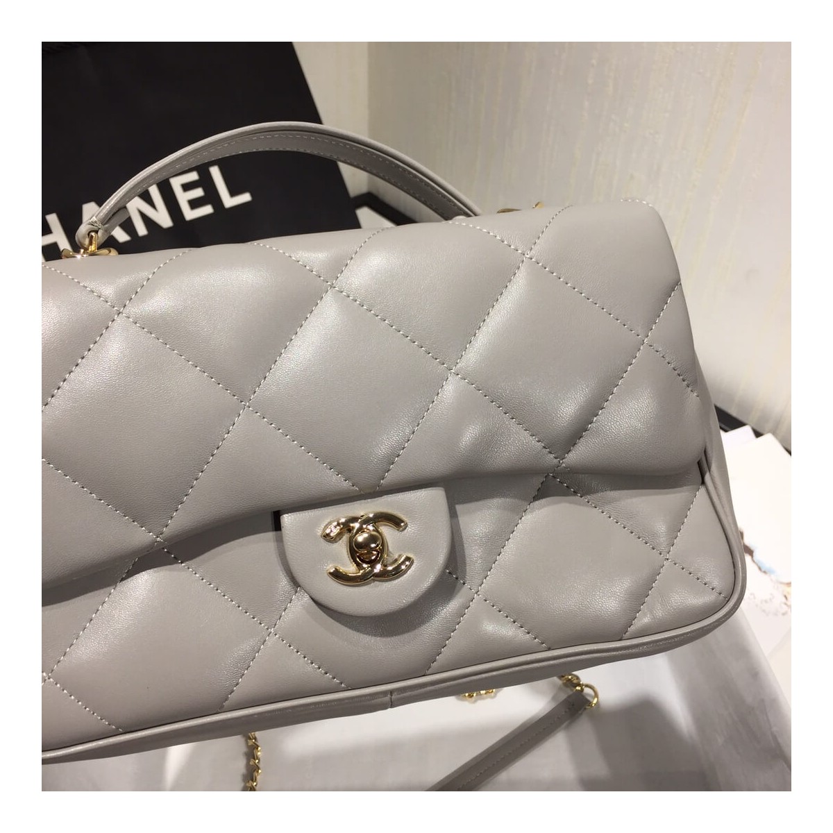 Chanel Large Flap Bag With Handle AS1115 Chanel Large Flap Bag With Handle AS1115