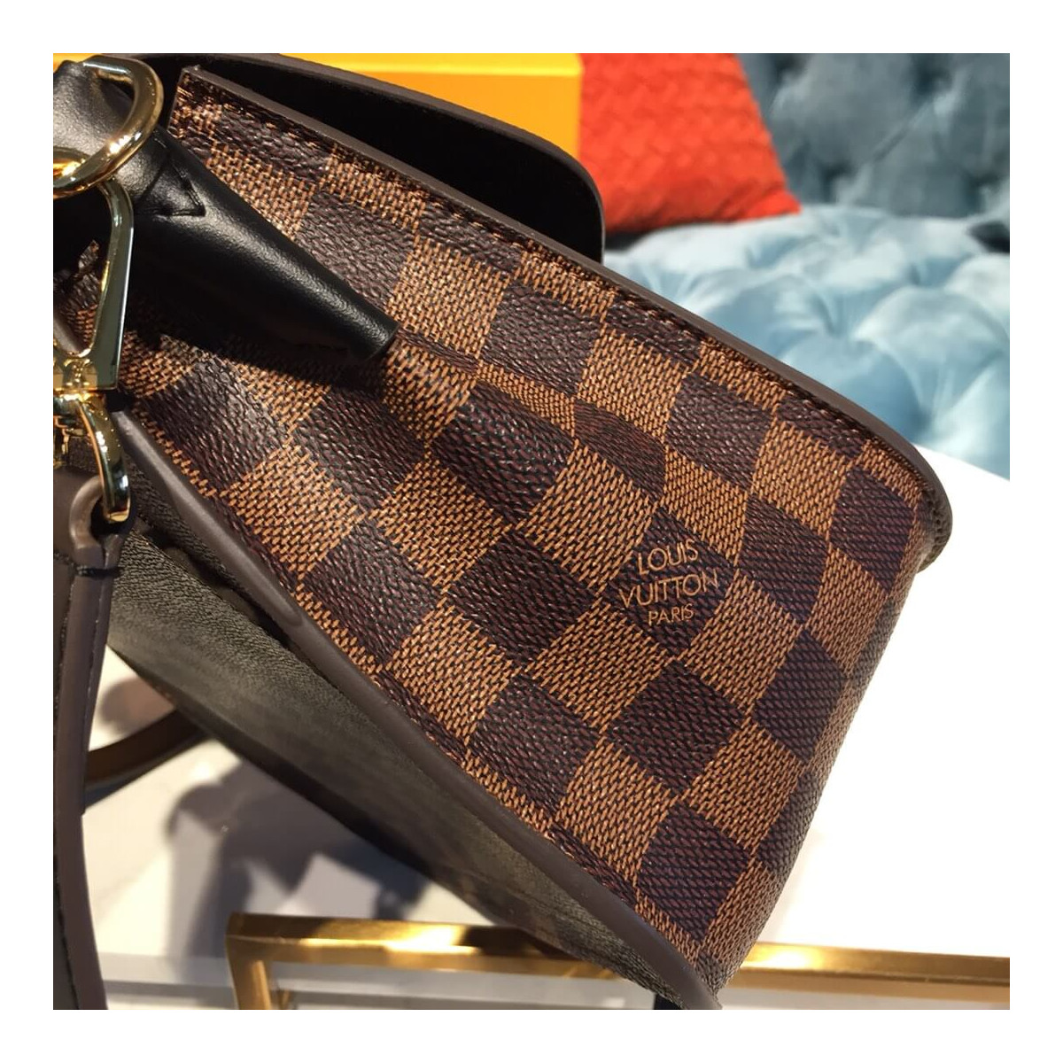 Louis Vuitton Damier Ebene Beaumarchais N40146 N40147 N40148 Louis Vuitton Damier Ebene Beaumarchais N40146 N40147 N40148