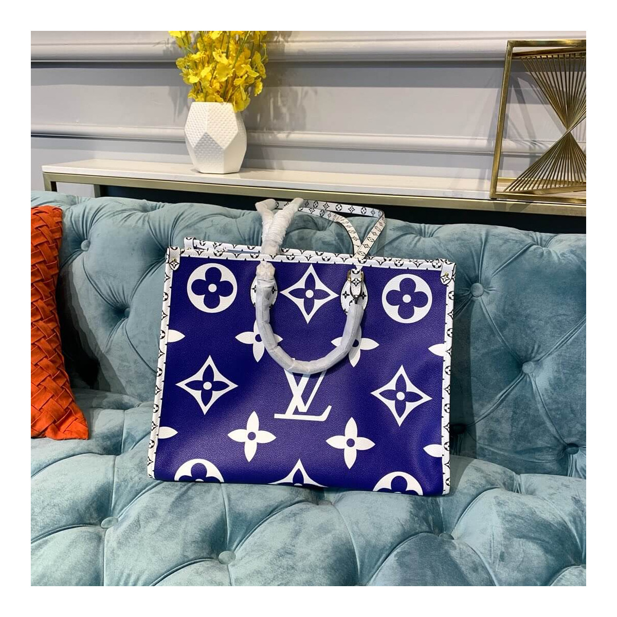 Louis Vuitton Onthego M44571 Blue Louis Vuitton Onthego M44571 Blue
