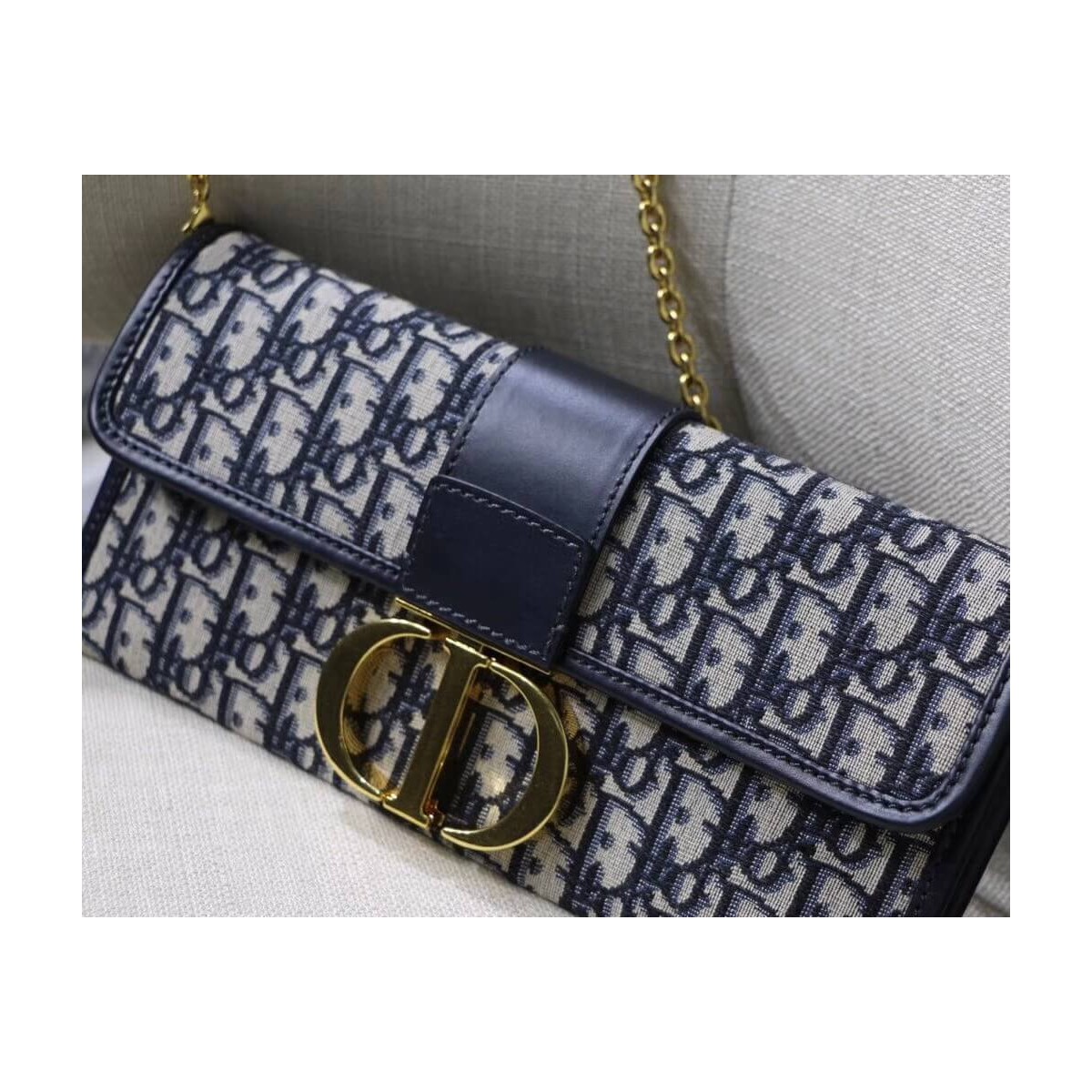Christian Dior 30 Montaigne Jacquard Canvas Clutch Bag M9206 Christian Dior 30 Montaigne Jacquard Canvas Clutch Bag M9206