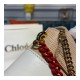 Chloe Small Aby Lock Chain Bag Embossed Lizard Effect S1220 Apricot/White Chloe Small Aby Lock Chain Bag Embossed Lizard Effect S1220 Apricot/White
